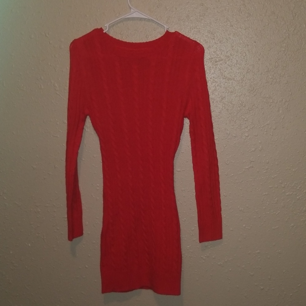 Rhapsody Bodycon Cable Sweater Dress